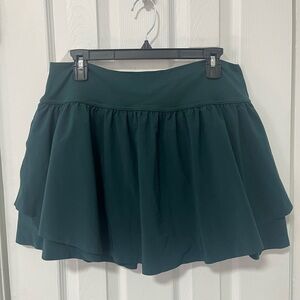 Offline by aerie Deep Green Skater Skirt